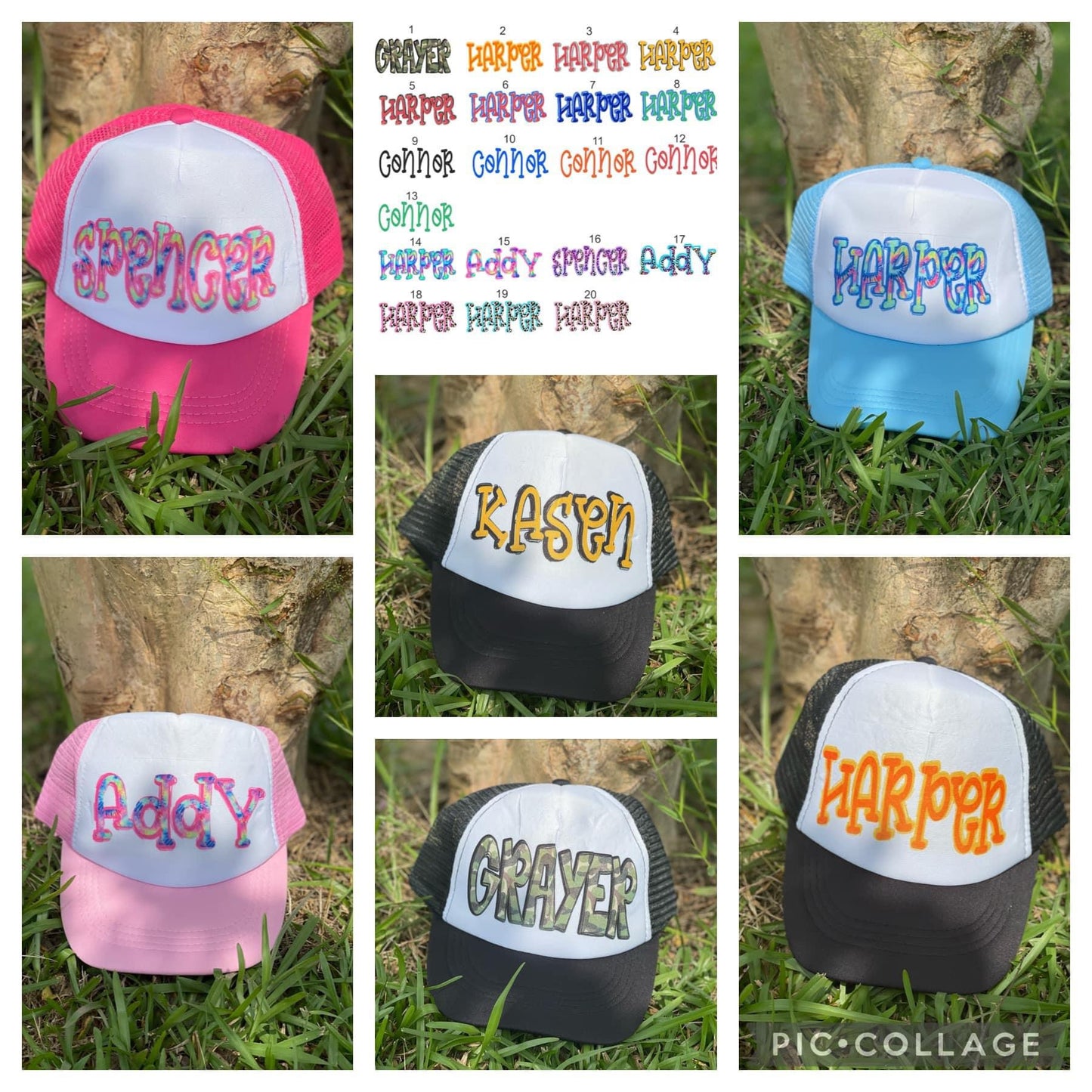 Kids trucker hats